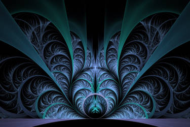 Blue Cathedral fractal