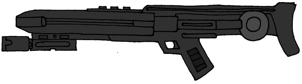 Blaster Rifle Drawing Double Barrel Blaster Rifle by historymaker1986 on DeviantArt