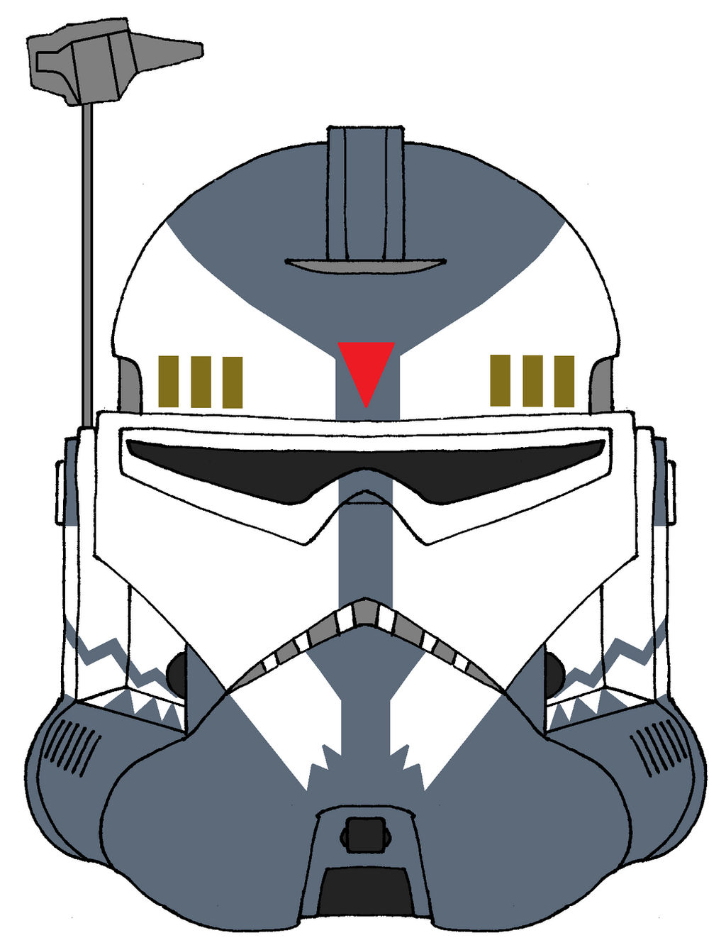 Clone Commander Wolffe\'s Helmet 4 by historymaker1986 on DeviantArt