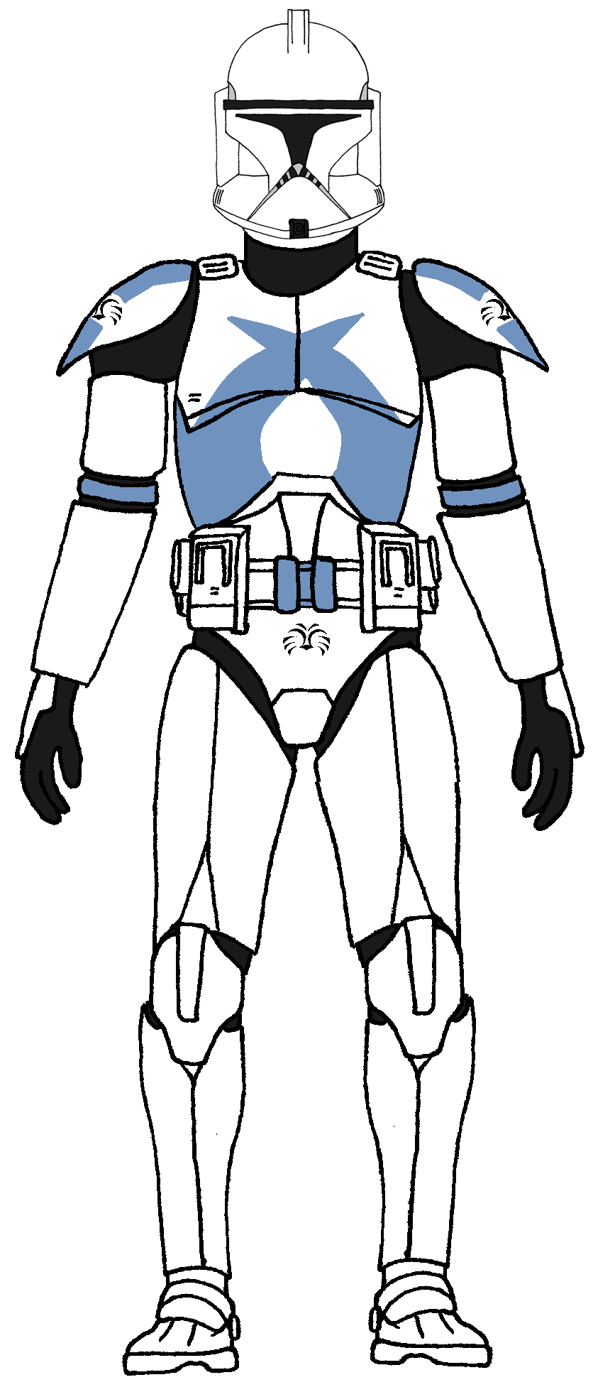 Clone trooper deals scythe