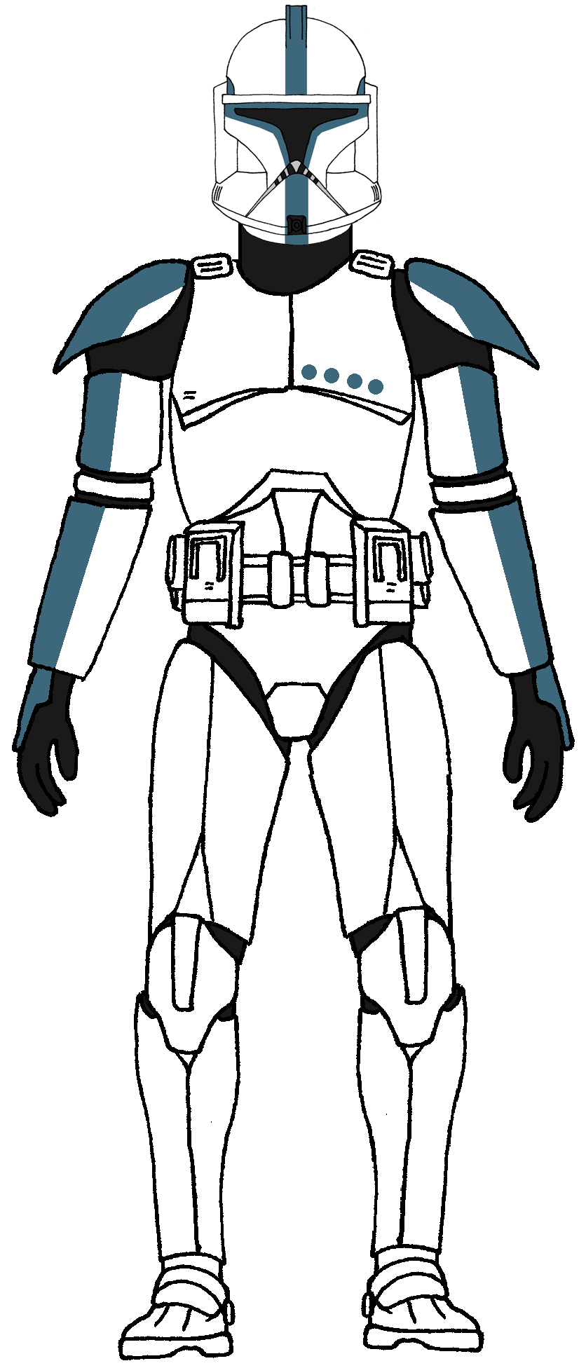detailed star wars clone trooper coloring pages
