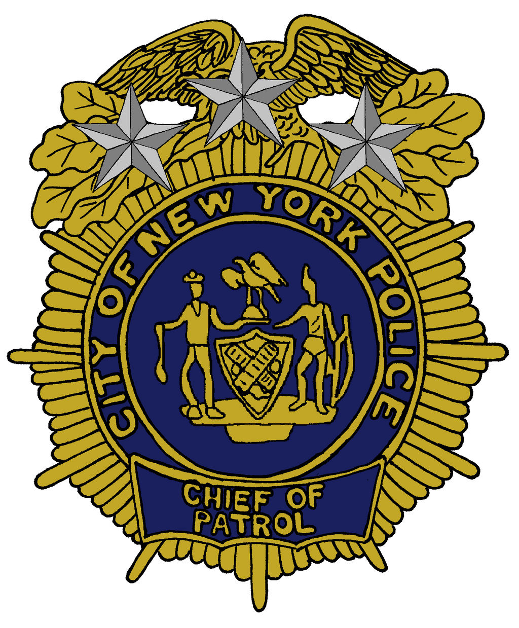 NYPD Badge 9 Chief Of Patrol By Historymaker1986 On DeviantArt nypd-badge-9-chief-of-patrol-by-historymaker1986-on-deviantart