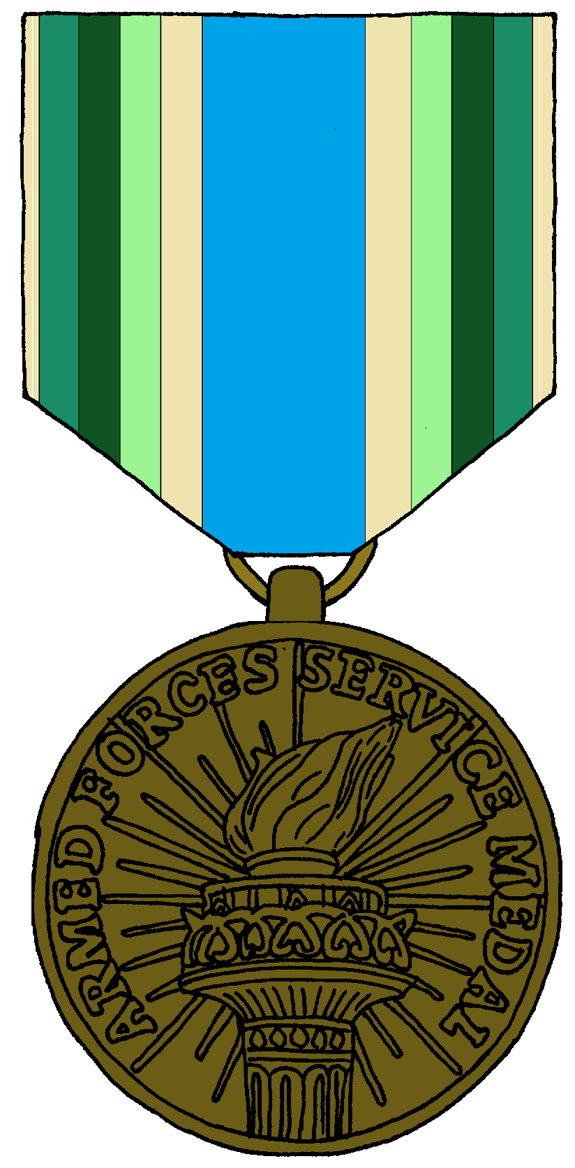 Armed Forces Service Medal by historymaker1986 on DeviantArt