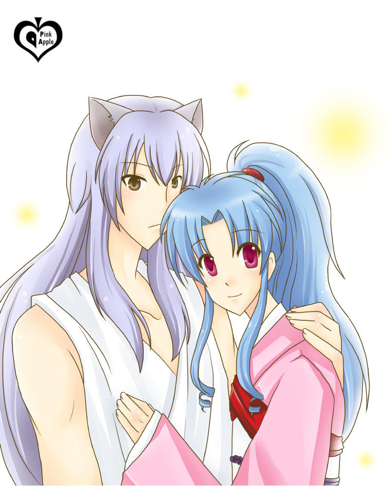 Commission : Botan + Youko