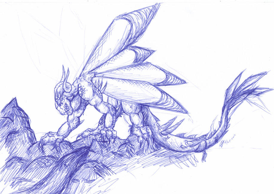 Demoness Insect Insect-demon-thing by Phenri on DeviantArt