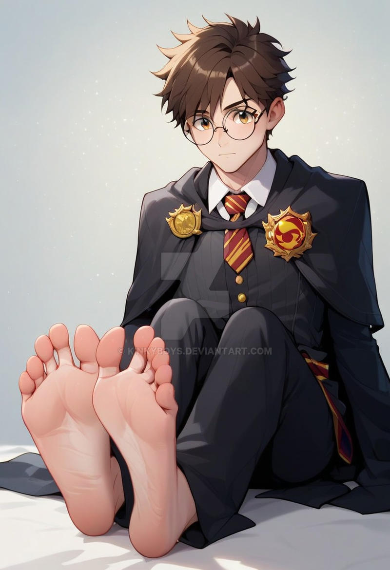 Harry barefoot by KinkyBoys on DeviantArt