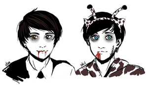 Halloween Dan + Phil