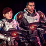 Mass Effect - Sara Ryder, Shepard and Cora Harper