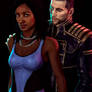 Mass Effect - Maya Brooks and Shepard