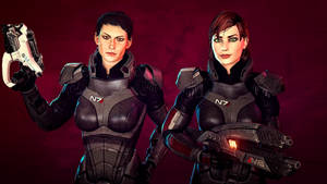 Mass Effect / Dragon Age: Femshep and Cassandra