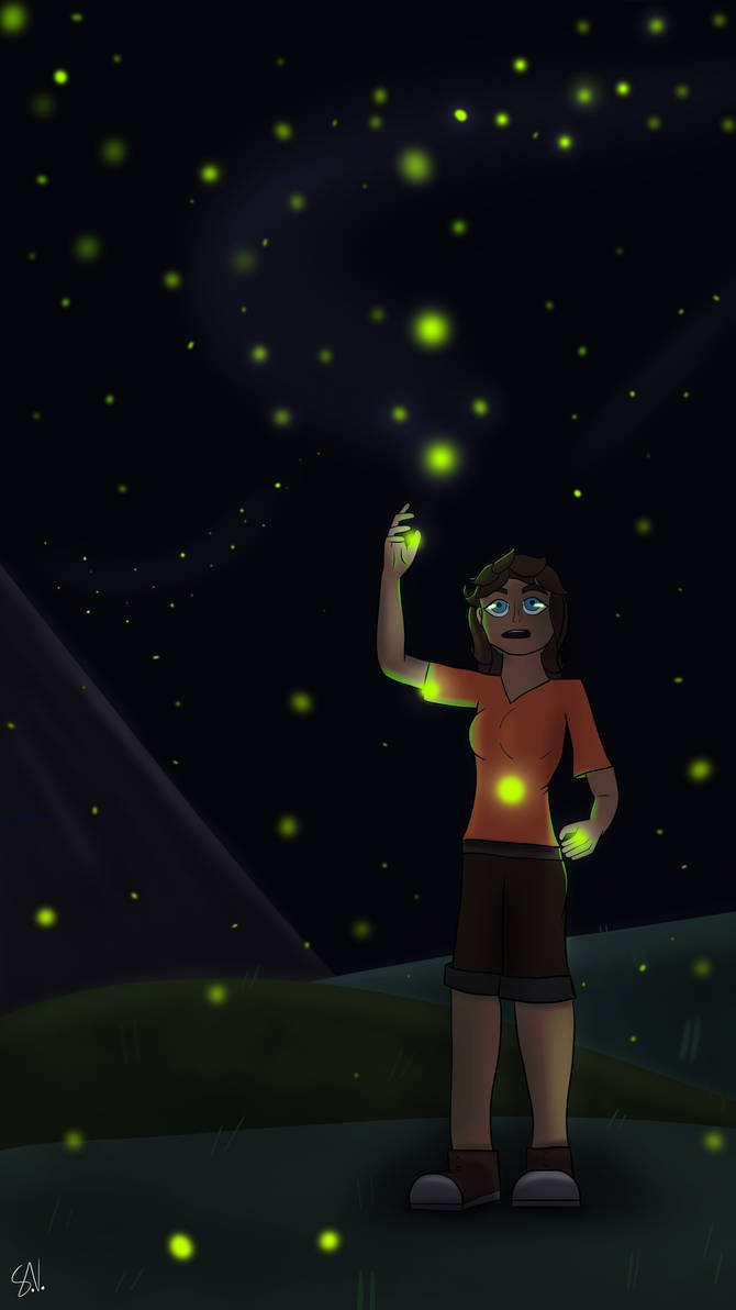 Fireflies by kittykatkit12 on DeviantArt
