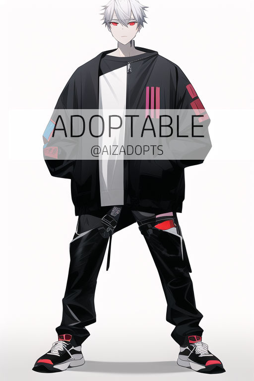 Cyberpunk / Techwear Boy Adoptable #12: OPEN by Aizadopts on DeviantArt