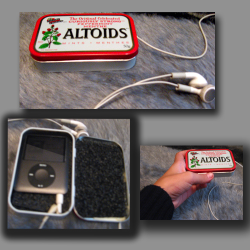 Altoid ipod case