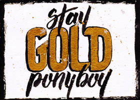 Stay Gold Ponyboy