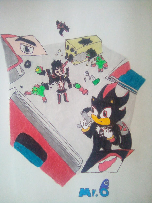 Shadow vs Ryuko Matoi by Owensan013 on DeviantArt