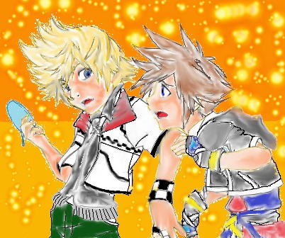 Sora wants Roxas' ice cream