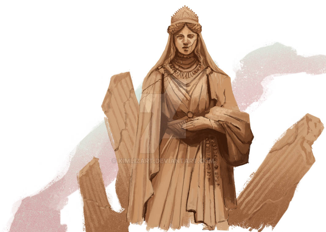 FMP: Queen Zenobia / Statue by KimLizArt on DeviantArt