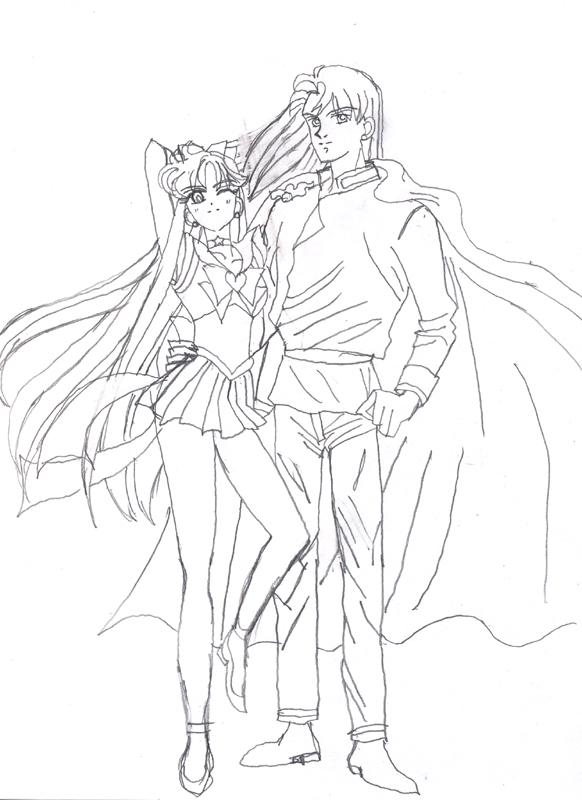 Sailor Venus and Kunzite Scrap by AmayaKouryuu on DeviantArt