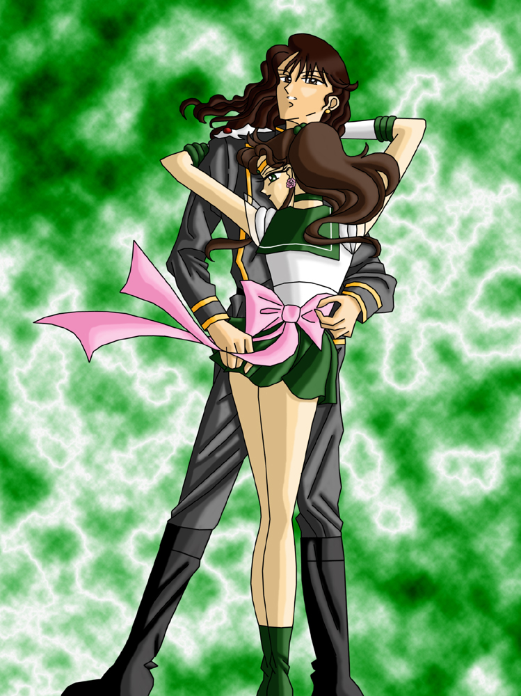 Sailor Jupiter and Nephrite by AmayaKouryuu on DeviantArt