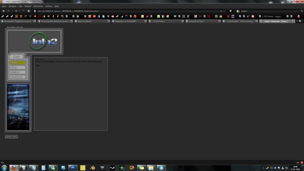 Old websites : lnla2 by NinjaSaus