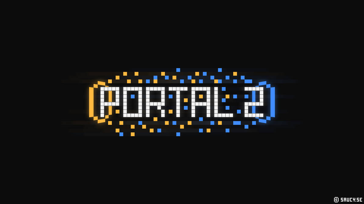 Portal 2 - Pixel Wallpaper by NinjaSaus