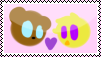 Chica x Freddy Stamp by MinoPastel