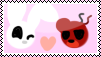 WhiteRabbit x RedBear Stamp by MinoPastel