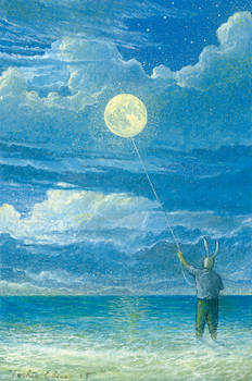 Moon kite