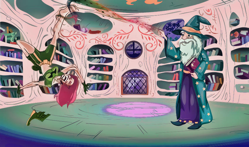 Hero Girl vs wizard tickling by pepecoco on DeviantArt