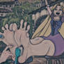 Rapunzel tickling