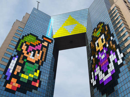 40-Story Zelda and Link building in Tokyo!