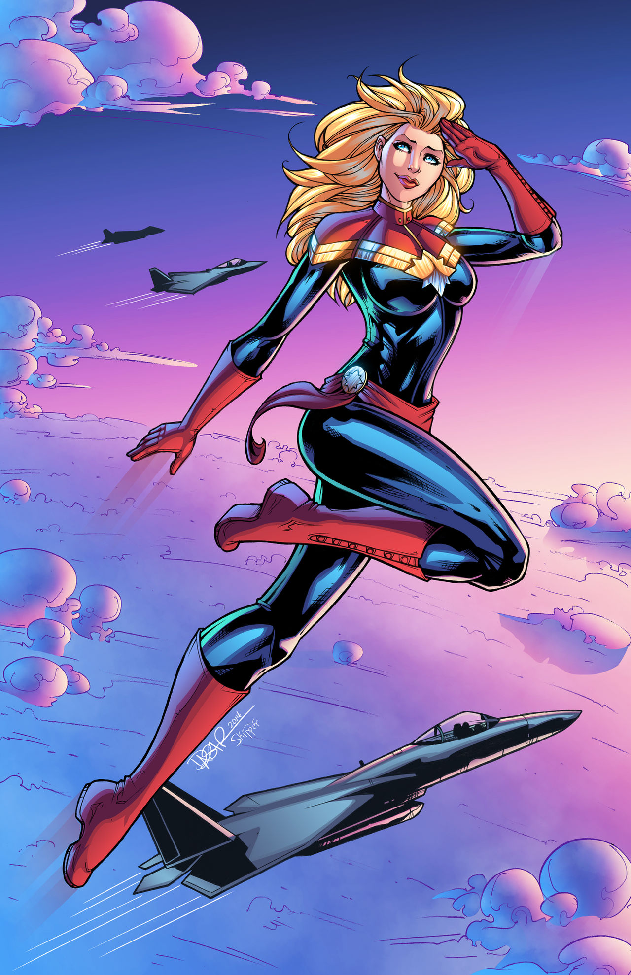 Captain Marvel by J-Skipper on DeviantArt