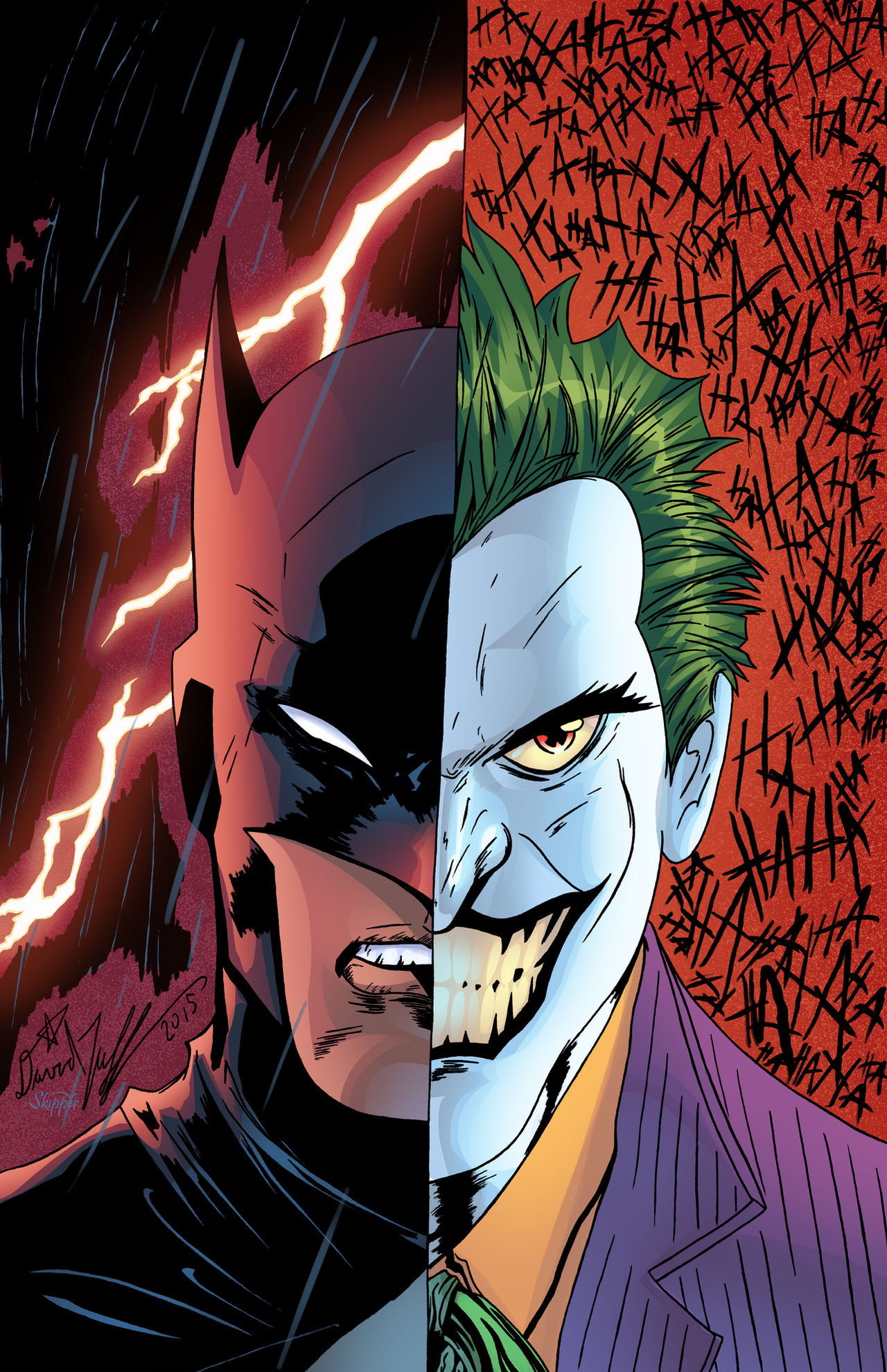Batman and the Joker by J-Skipper on DeviantArt