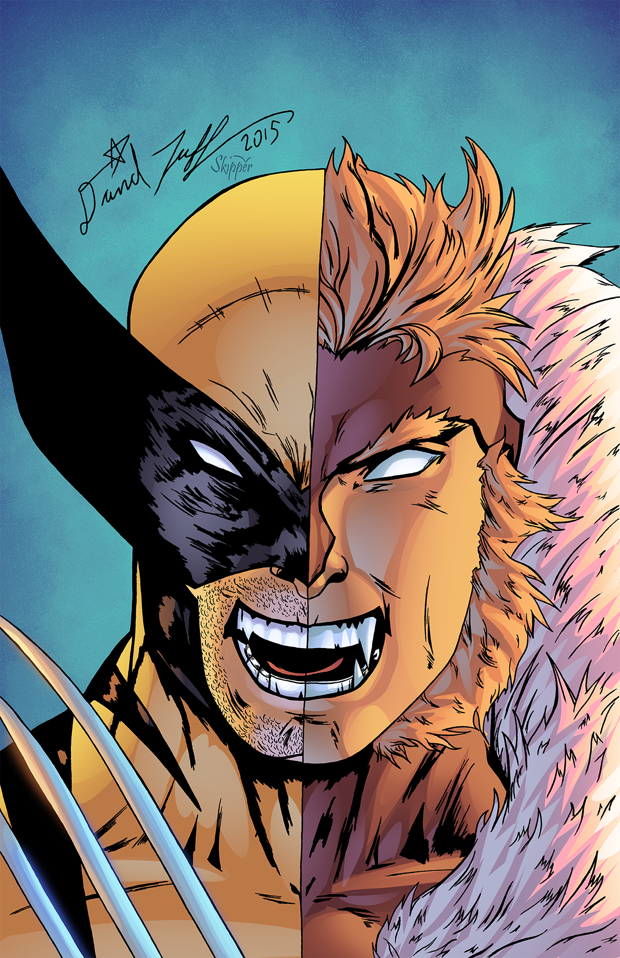 Wolverine and Sabretooth