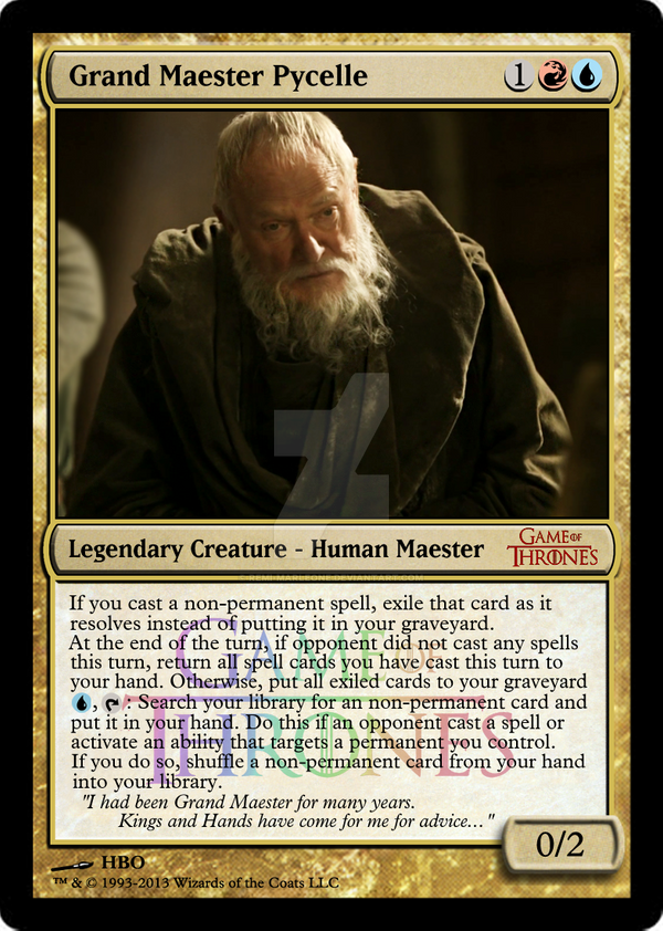 Grand Maester Pycelle by remi-marleone on DeviantArt