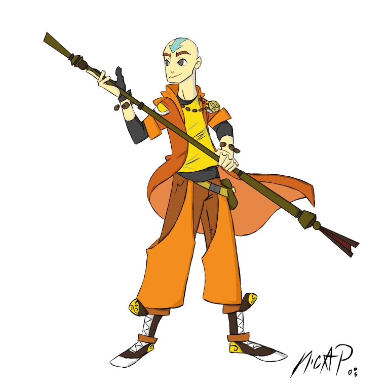 New Aang Colored