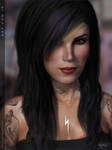 Kat Von 3D by vixelyn