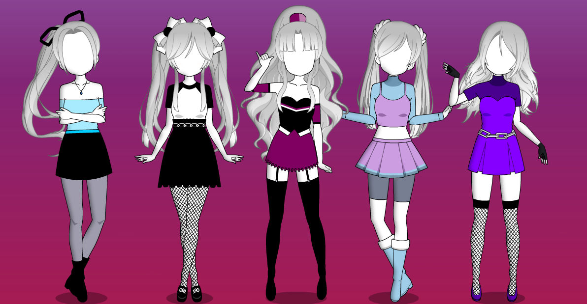 ::Cute Outfits Pack 3 {Kisekae Exports}:: by GracefulGrave on DeviantArt
