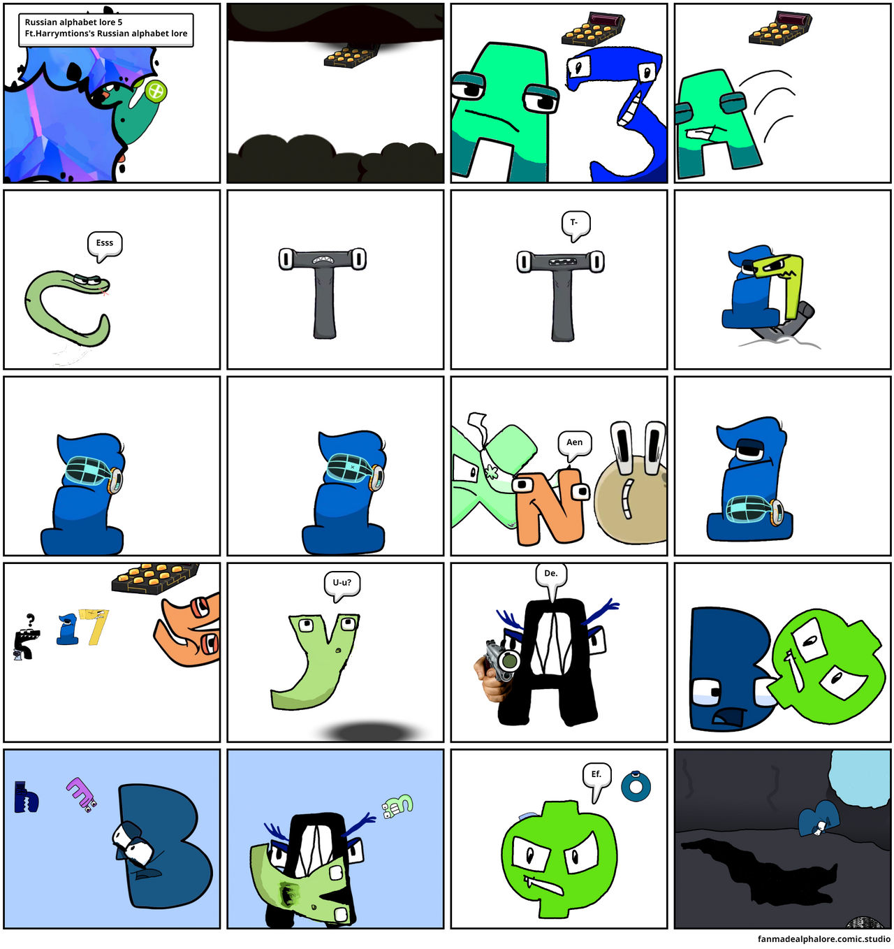 Cringe alphabet lore thing - Comic Studio