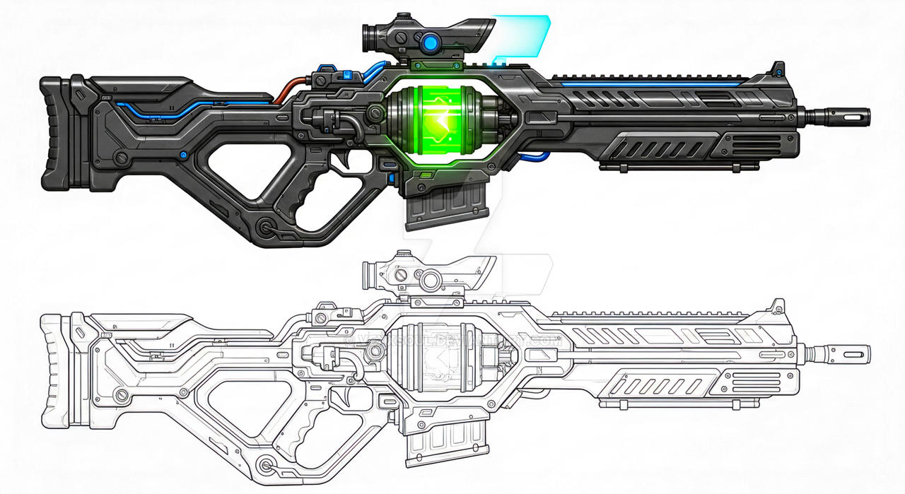 Key Energy Rifle Skin Energy Rifle by VexxSoul on DeviantArt