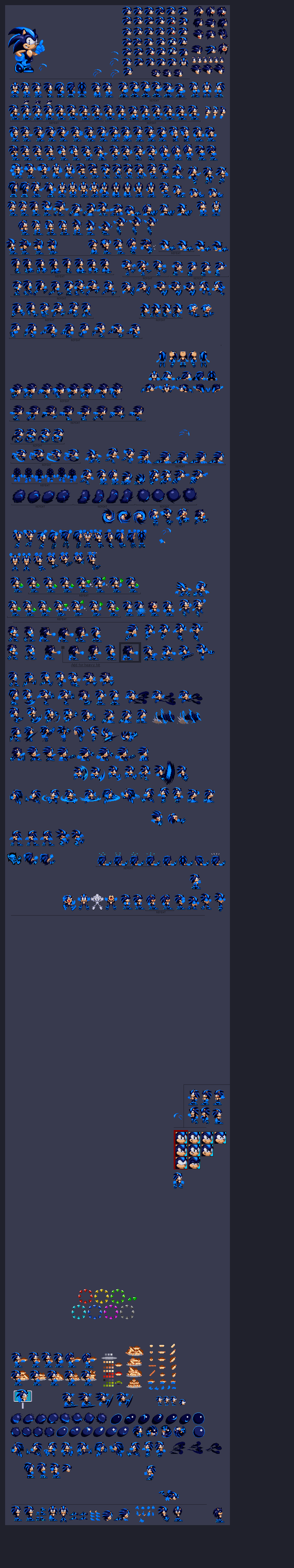 Neon Sprites Neon The Hedgehog Sprites Sheet by fyeyeuueur on DeviantArt