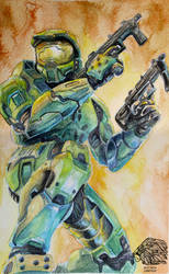 Master Chief Water Color