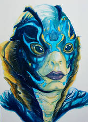 The Shape Of Water - Amphibian Man Color Study
