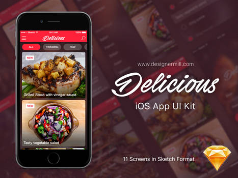 Delicious - iOS UI Kit