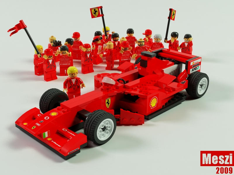 F1 team lego