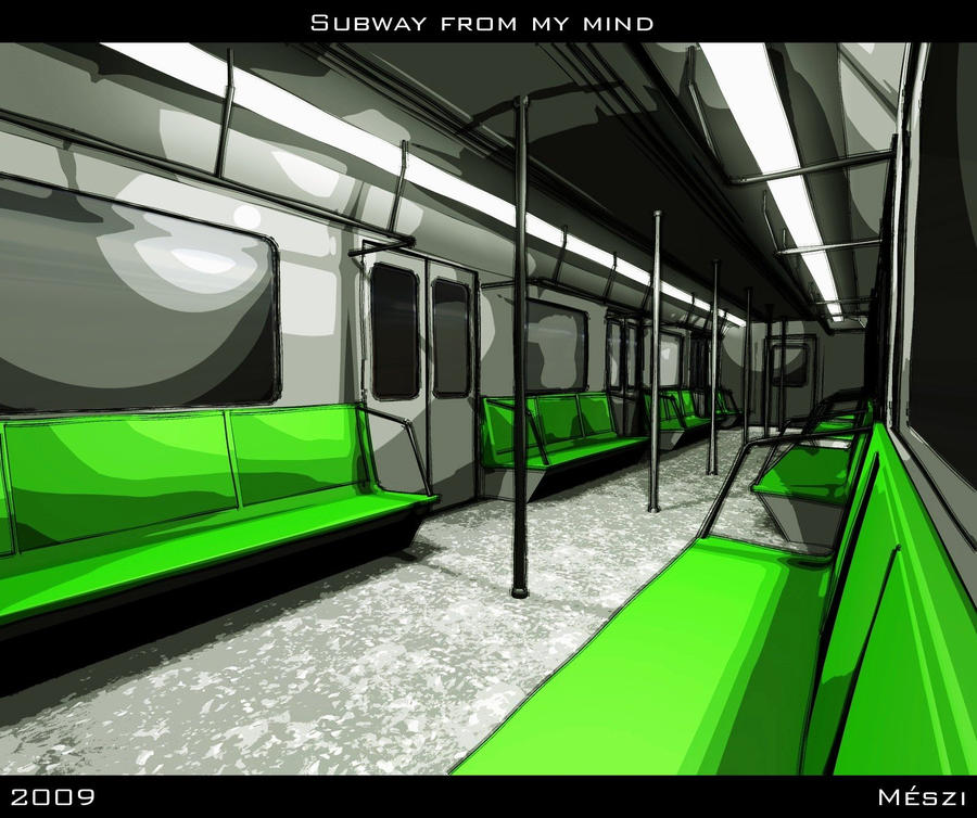 Subway from my mind by meszimate on DeviantArt