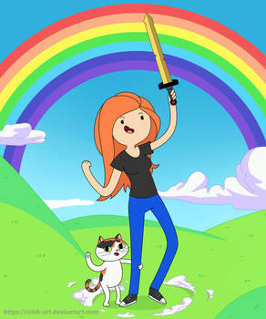 My character in Adventure Time universe.