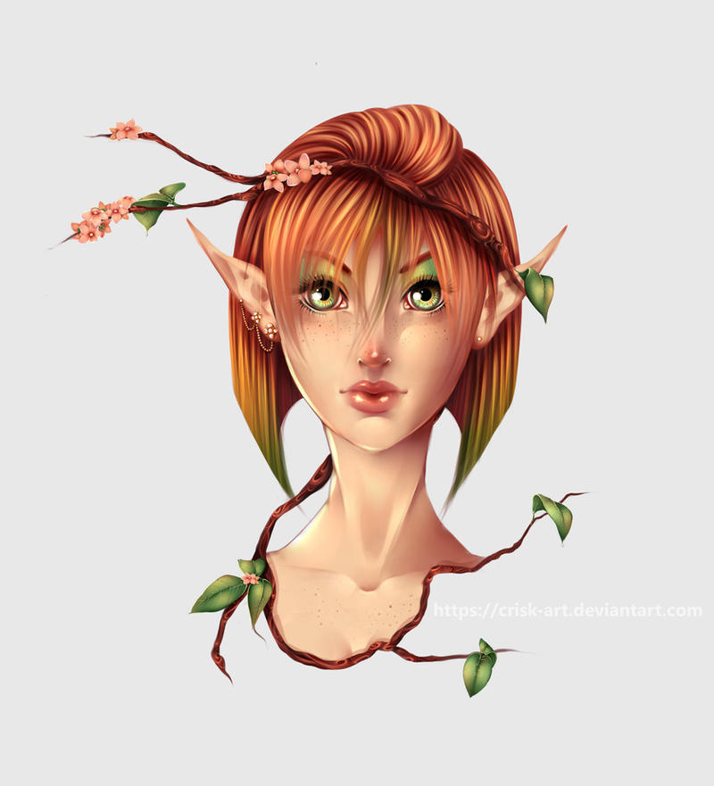Spring Elf by CrisK-Art on DeviantArt