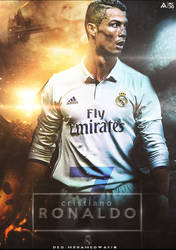 cristiano ronaldo   2016 17   poster by MOHAMEDWAF