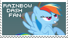 Rainbow Dash Fan Stamp by Katsuforov-Chan